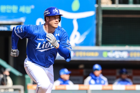 2024년 삼성에서 활약한 맥키넌. 삼성 제공