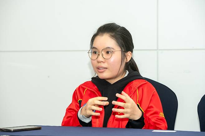 베트남 최초 프로기사를 꿈꾸는 하꾸윈안 [한국기원 제공. 재판매 및 DB 금지]