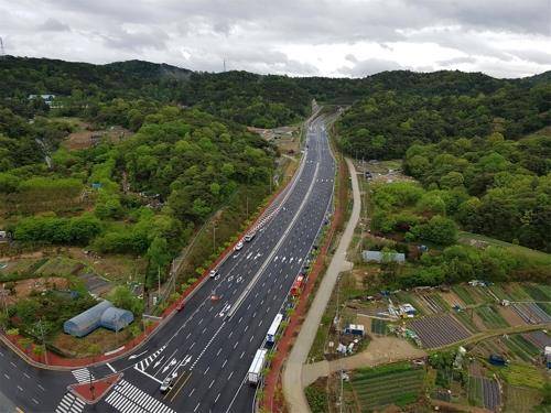 광주 북부순환도로 2공구 개통 [광주시 제공. 재판매 및 DB 금지]