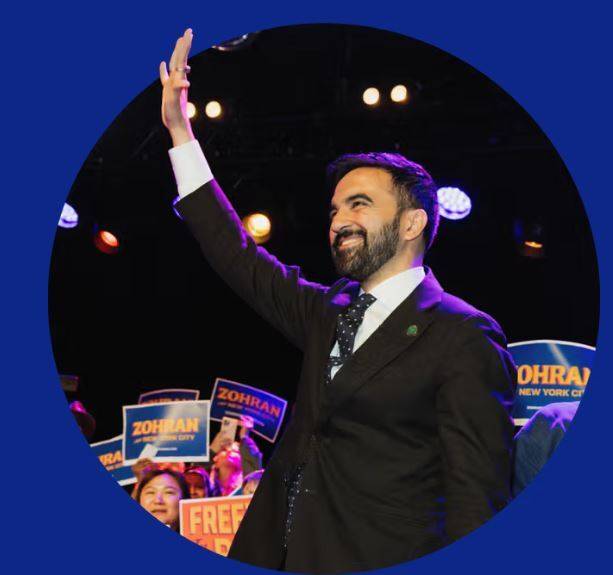 2026년 뉴욕시장 임기가 시작되는 조란 맘다니 당선자. Zohran Mamdani for NYC 캡처.