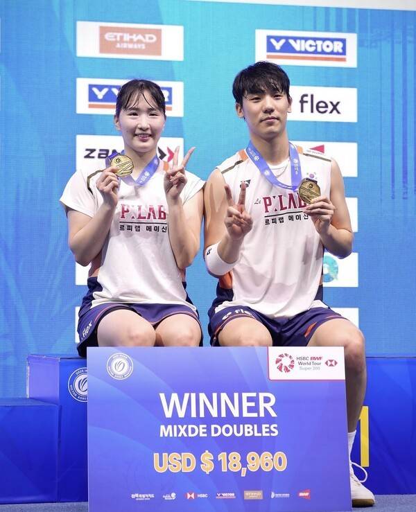 왼쪽부터 정나은-김재현 선수/사진=화순군