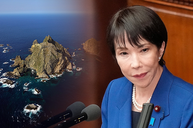 다카이치 사나에(高市早苗) 일본 총리가 “독도는 역사적 사실과 국제법상으로 일본 고유의 영토”라는 주장을 되풀이했다. 다만 ‘다케시마의 날’ 행사 참여에 대해서는 “양국의 리더십 하에 관리하겠다”며 신중한 입장을 보였다. (출처=뉴스1)