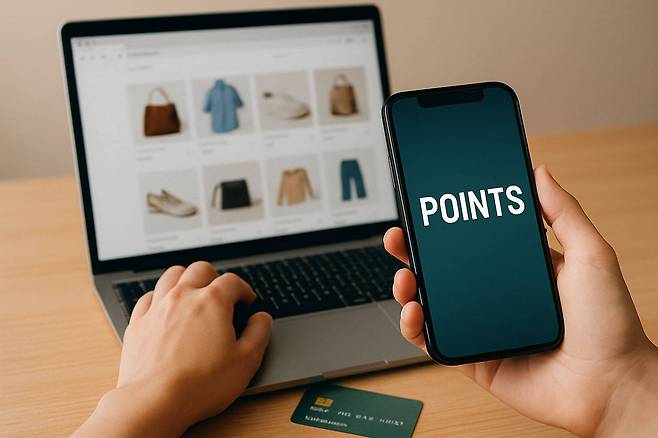 일상 속 다양한 소비 활동을 하다 보면 각종 포인트가 쌓인다 / 출처=AI 생성 이미지