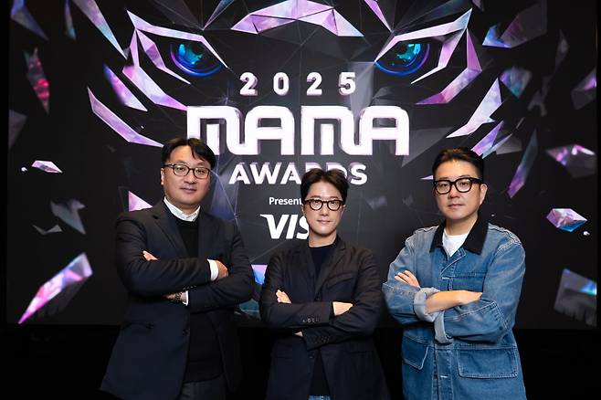박찬욱 사업부장, 마두식 PD, 이영주 PD /사진=CJ ENM 제공
