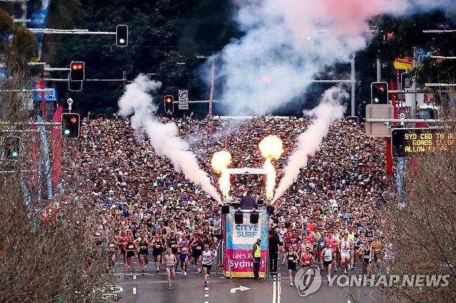 시드니 마라톤[연합]