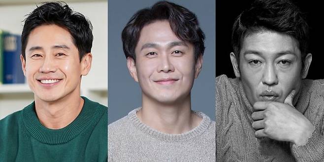 왼쪽부터 신하균, 오정세, 허성태