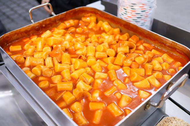 가래떡으로 만든 떡볶이. 클립아트코리아