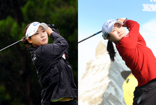 김민솔(왼쪽)과 고지원(오른쪽). KLPGA 제공