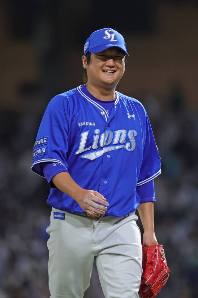 삼성 라이온즈의 최지광. 삼성 제공