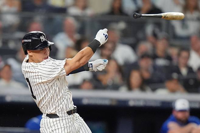 뉴욕 양키스 유격수 앤서니 볼피. AP연합뉴스