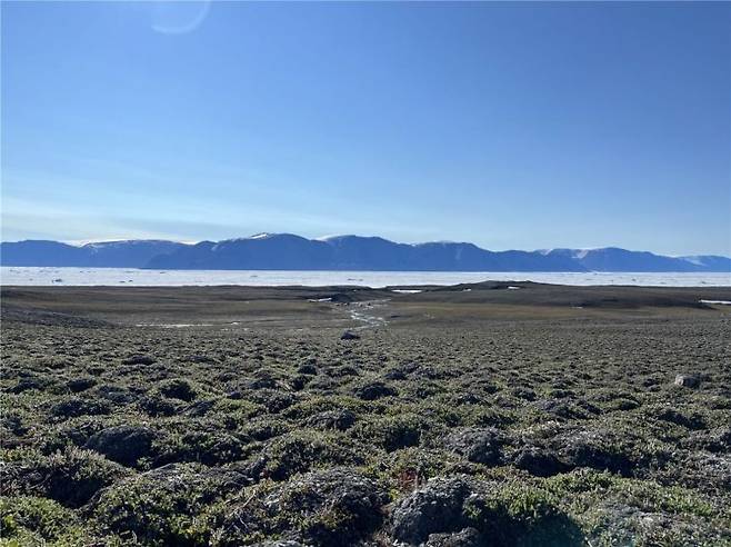 북그린란드 시리우스 파셋(Sirius Passet) 전경. 극지연구소 제공