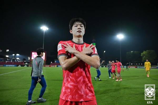 정현웅(U17 축구대표팀). 대한축구협회 제공