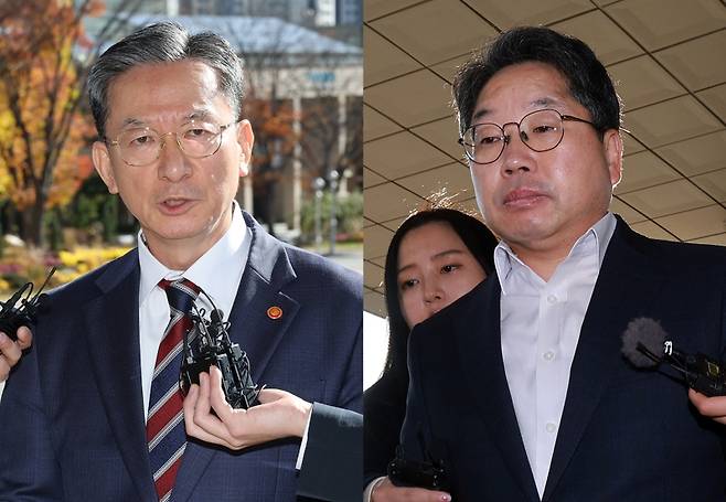 ▲ 정성호 법무부 장관(왼쪽)과 노만석 검찰총장 대행 [연합뉴스]&nbsp;