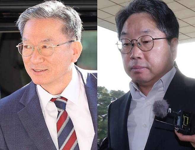 정성호 법무부 장관(왼쪽)과 노만석 검찰총장 직무대행 (사진=뉴스1)