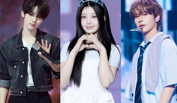 그룹 제로베이스원 한유진, 투어스 경민 등이 2026 대학수학능력시험에 응시한다. 사진은 왼쪽부터 제로베이스원 한유진, 아일릿 원희, 투어스 경민 모습. /사진=뉴스1, 스타뉴스