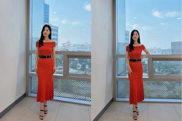 배우 한지혜가 완벽한 비율을 뽐냈다. / 한지혜 인스타그램