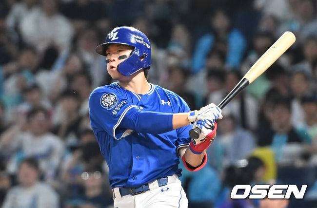 [OSEN=창원, 이석우 기자] 20250819 삼성 라이온즈 박승규 055 2025.08.19 / foto0307@osen.co.kr