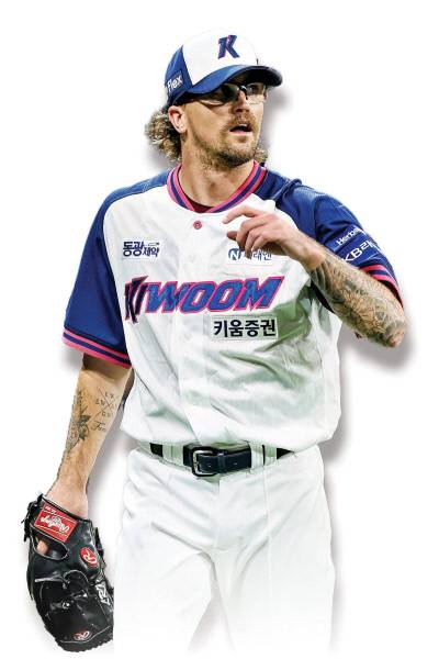 2025시즌 키움 소속으로 뛴 라클란 웰스. 키움 제공