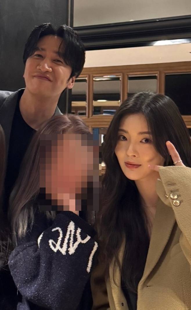 ▲ 이광수 이선빈. 출처ㅣ에스나 인스타그램