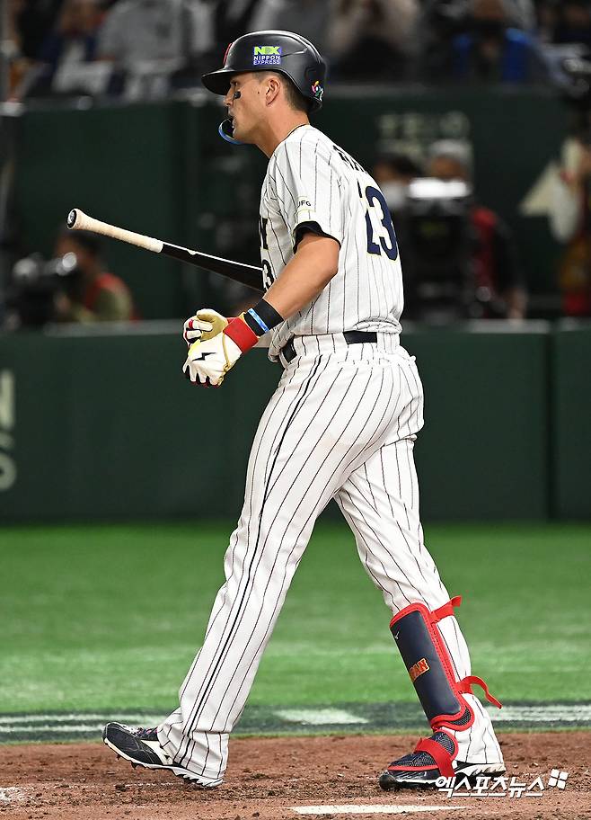 2023 월드베이스볼클래식(WBC)에서 일본 국가대표로 참가, 우승 주역으로 활약했던 라스 눗바(세인트루이스 카디널스)가 지난 10월 수술 여파로 내년 3월 2026 WBC 출전이 어려워 졌다. 사진 엑스포츠뉴스 DB