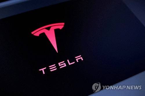 한국 개인 투자자들이 많이 투자한 미국 주식 중 하나인 테슬라의 로고 [로이터 연합뉴스 자료사진. 재배부 및 DB 금지]