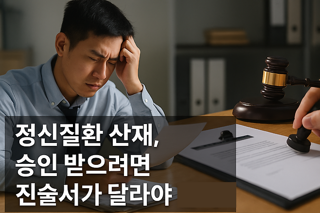 정신질환 산재 승인 받으려면 진술서가 달라야 합니다