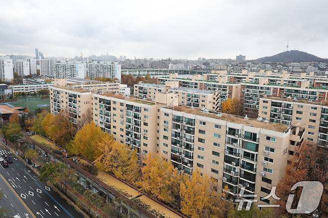 현대건설이 수주한 서울 강남구 압구정2구역의 모습. 뉴스1 ⓒ News1 신웅수 기자