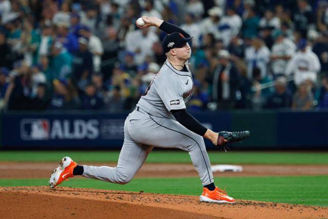 투구 중인 디트로이트의 태릭 스쿠벌. AFP 연합뉴스