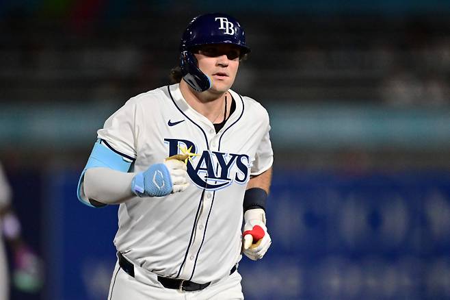 <yonhap photo-2797="">탬파베이를 떠나 아시아 리그에 도전장을 내민 밥 시모어. [AFP=연합뉴스]</yonhap>