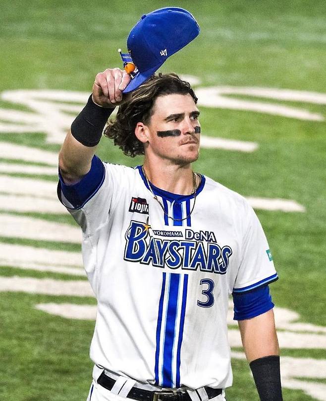 NPB 요코하마와의 6년 인연에 마침표가 찍힌 오스틴. 오스틴 개인 SNS 캡처