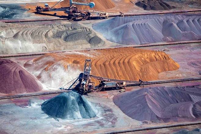 희토류 개발 광산 모습. 연합뉴스