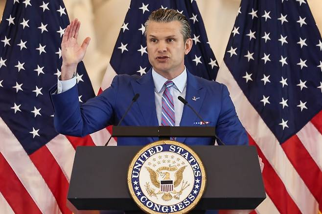 피트 헤그세스 미국 국방장관. 사진=UPI·연합뉴스