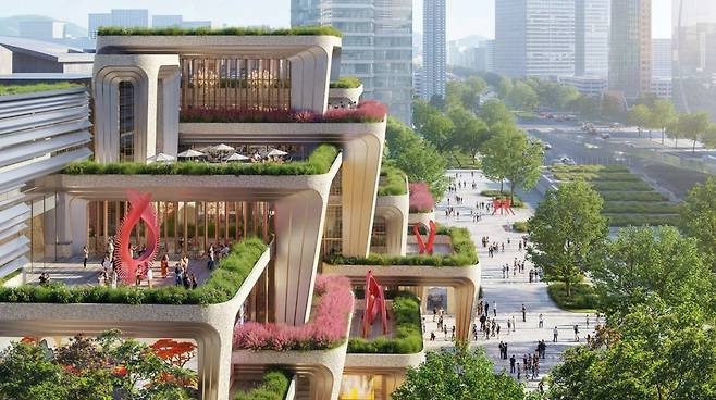 코엑스 지상 전면부 조감도 [서울시 제공]