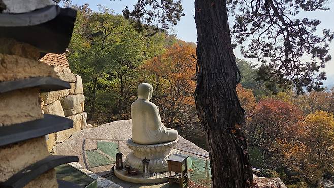 학도암 석조지장보살 좌상