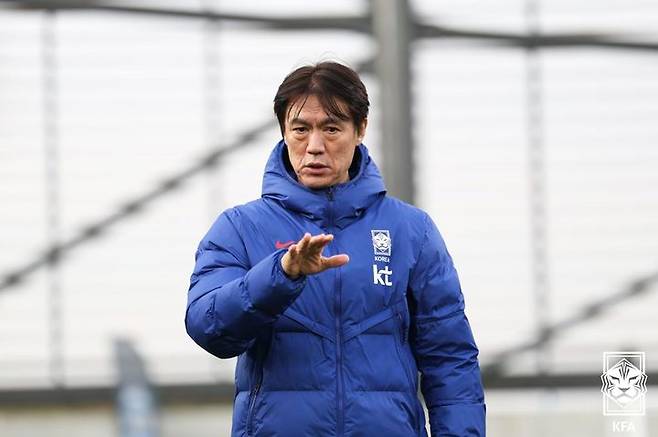 [서울=뉴시스]홍명보 축구대표팀 감독. (사진=대한축구협회 제공)