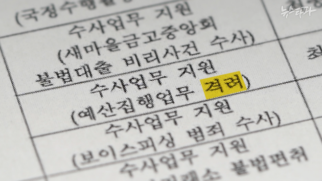 ‘먹칠 없는’ 서울동부지검 특수활동비 자료