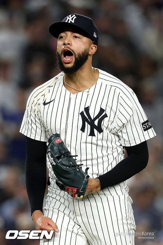 [사진] 뉴욕 양키스에서의 데빈 윌리엄스. ⓒGettyimages(무단전재 및 재배포 금지)