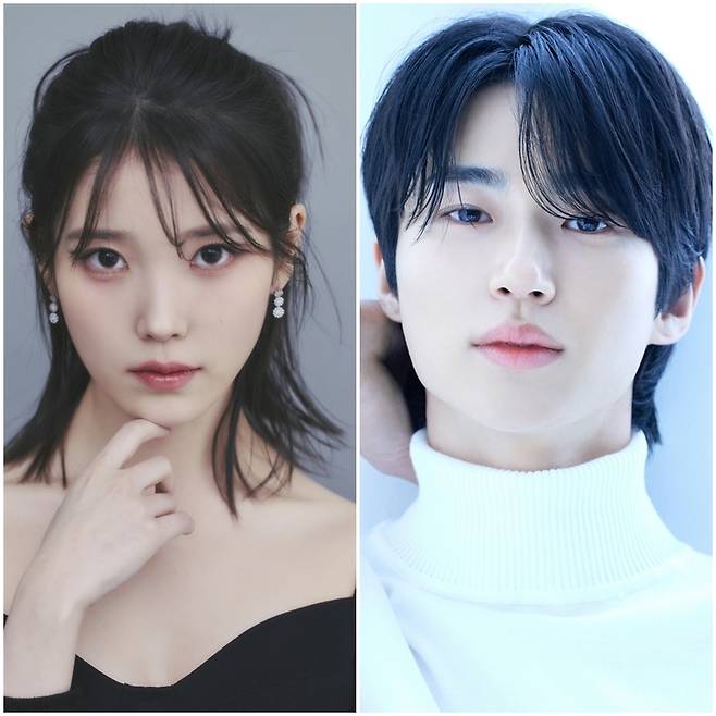 내년 디즈니플러스에서 공개되는 드라마 ‘21세기 대군부인’의 주연으로 캐스팅된 배우 아이유(왼쪽)와 변우석. 사진 이담 엔터테인먼트, 바로엔터테인먼트