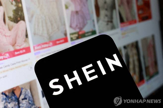 쉬인 온라인 패스트 패션 쇼핑몰 [로이터 연합뉴스 자료사진. 재판매 및 DB 금지]