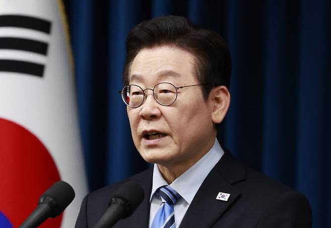 한미 팩트시트 발표하는 이재명 대통령.(사진=뉴시스)