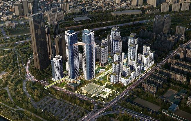 여의도 시범아파트 재건축 조감도./서울시 제공