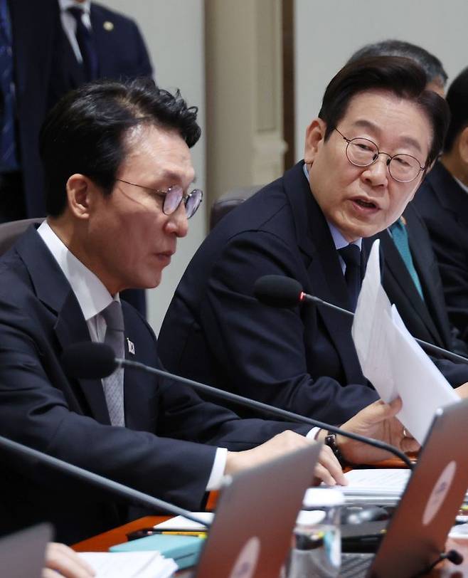 이재명 대통령이 지난 11일 용산 대통령실에서 열린 국무회의에서 발언하고 있다.ⓒ 대통령실