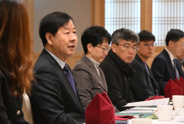 ▲ 구윤철 부총리 겸 기획재정부 장관이 14일 서울 종로구 정부서울청사에서 열린 ‘제7기 중장기전략위원회 출범식’에서 인사말을 하고 있다. 2025.11.14 [기획재정부 제공. 재판매 및 DB 금지] 연합뉴스