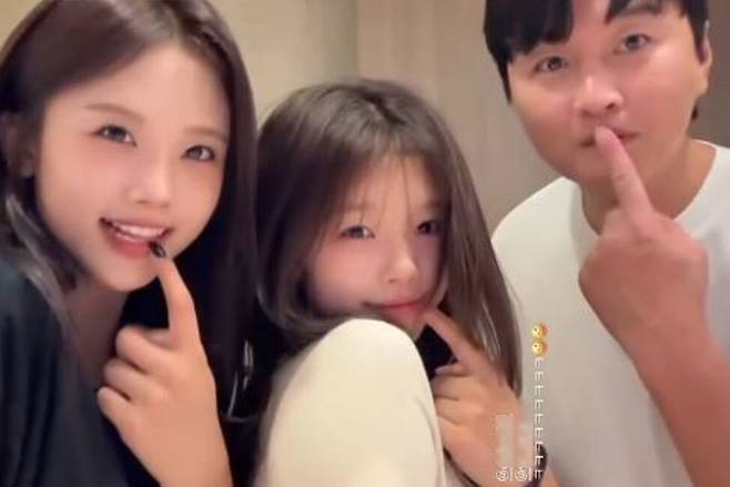 (왼쪽부터) 재시, 설아, 이동국. 이수진 인스타그램 캡처