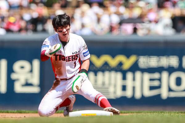 박찬호는 올 시즌 WAR 4.56으로 리그 유격수 중 4위에 자리했다. (사진=KIA)