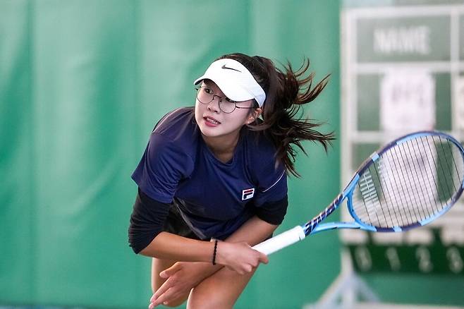 여자 16세부 단식 결승 진출자 박지연.