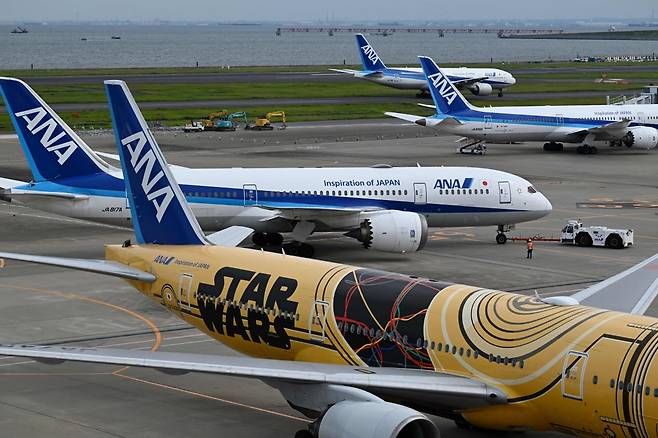 일본 도쿄 하네다 공항. 사진=AFP(연합뉴스)
