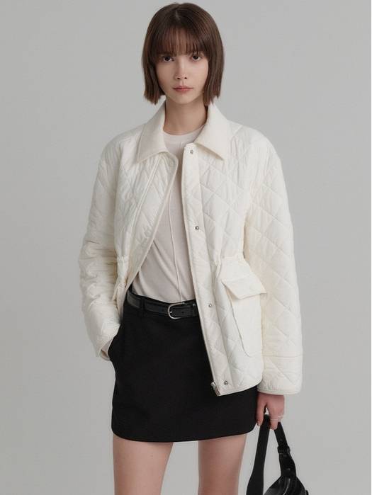 W컨셉 '룩캐스트 에이미 퀼팅 자켓'. W컨셉 제공