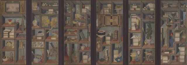 ‘책가도’. 사진 제공=국립중앙박물관