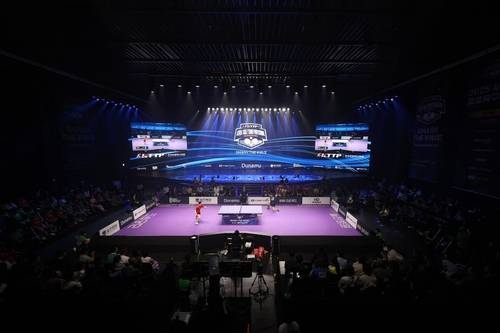 광명 IVEX 특설경기장서 진행된 프로탁구리그 경기 장면 [한국프로탁구연맹 제공. 재판매 및 DB 금지]